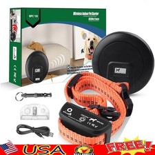 Electric Pet Containment System Indoor Barrier Rechargeable Dog Training Collars