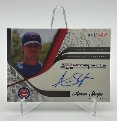 Aaron Shafer 2008 TriStar Projections Rookie RC Auto ( Cubs )