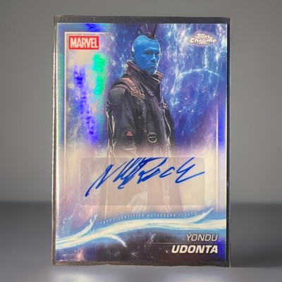 Yondu Udonta 2025 Topps Chrome Marvel Studios Auto AA-MRR Michael Rooker