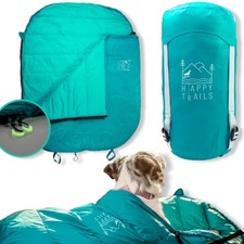 Ultralight Dog Sleeping Bag Glacial Blue Medium Camping