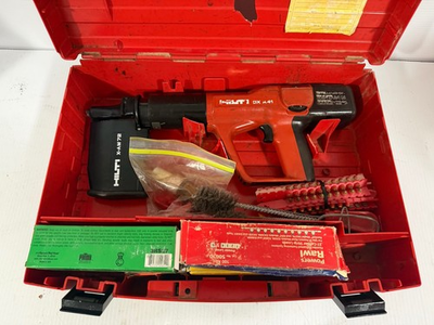 #ad #ad Hilti DXA41 DX A41 Powder Actuated Nail Gun X AM72 Case And Extras $139.95