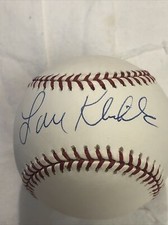 LOU KLIMCHOCK OMLB Autographed Signed Baseball KC A’s Milwaukee Braves Indians