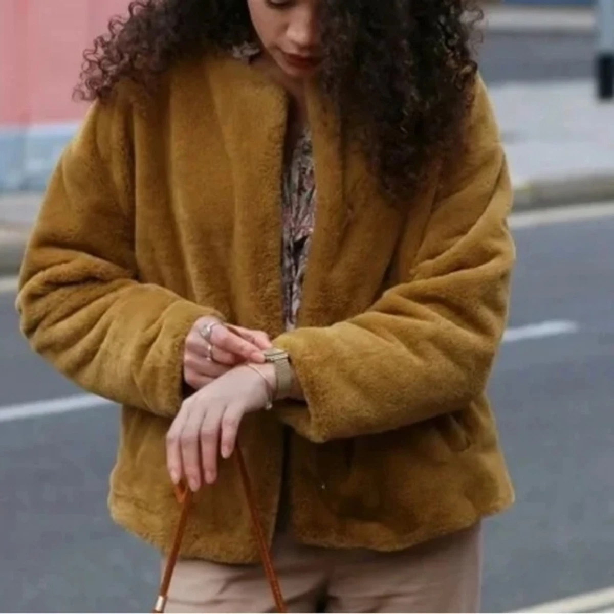 Zara top mustard jacket