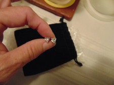 Sterling Silver 5mm Heart Stud Earrings