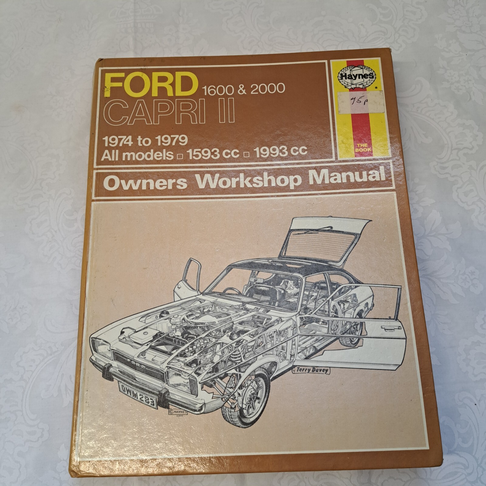Ford Capri II (and III) Haynes Manual 1974-1985  1.6 2.0 Petrol