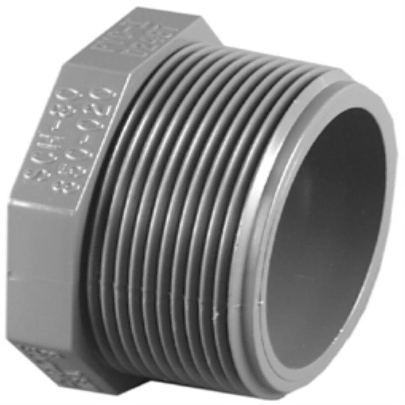 Charlotte Pipe PVC SCH 80 Adapter for Pressure Systems Maximum Pressure