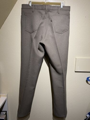 Vintage 80s Levi's Action Slacks Grey Trousers. 35x31 — TopBoy