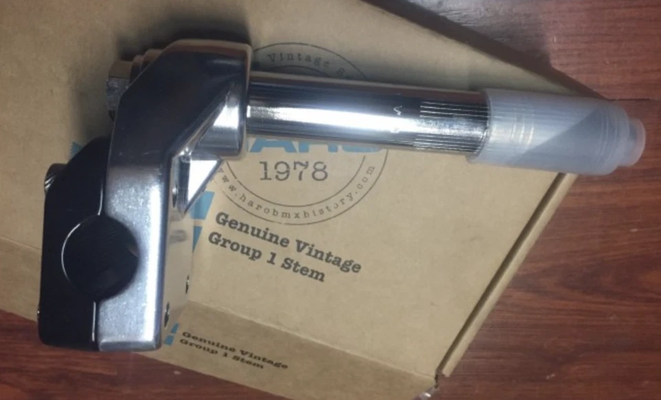 HARO 2021 GROUP 1 BLACK STEM 1 INCH SHAFTED QUILL ONE 1" OLD SCHOOL RETRO 2020 - Image 2 of 4