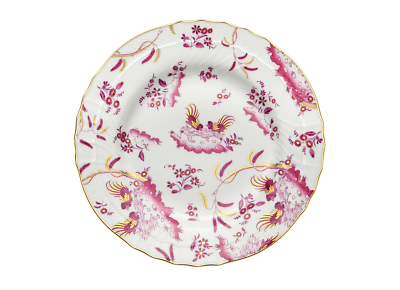 Richard Ginori - Oro Di Doccia Magenta - Plates 36 Pieces For 12