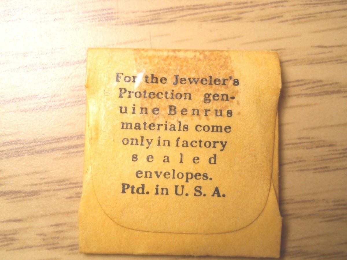 BENRUS FE Genuine NOS Factory Watch Replacement Part #404