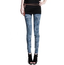 Cute Cool legging slim fit Pants Girl Women flexible loose waist one size