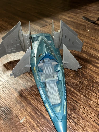 GI Joe Vintage 1990 Cobra Hurricane VTOL JET Vehicle Toy Plane 90s Incomplete