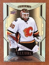 Artem Zagidulin 2020-21 Upper Deck Allure Hockey RC Blue Border SP #148 Flames