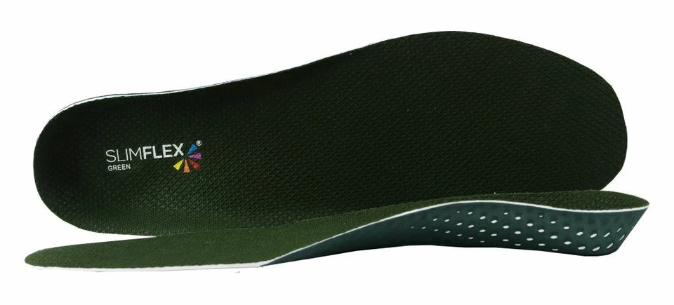 Slimflex Green Original Orthotic Insoles | Full Length | Comfort & Support