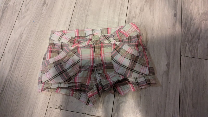 GIRLS FADED GLORY STRETCH  SHORTS SIZE 7