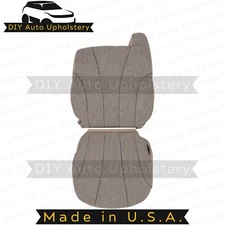 1999-2002 For Chevy Silverado WT Cloth Driver Side Seat Covers Med. Neutral Tan