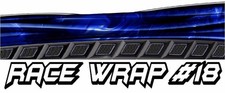 Race Car Graphics 18 Half Wrap Vinyl Decal Imca Late Model Dirt Trailer Truck