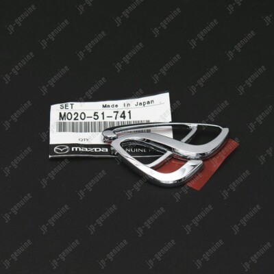 OEM/JDM Genuine MAZDA FD3S RX-7 Cutout Efini Front Chrome Badge Emblem RARE ITEM