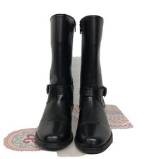 Girls Synthetic Leather Boots Size 2