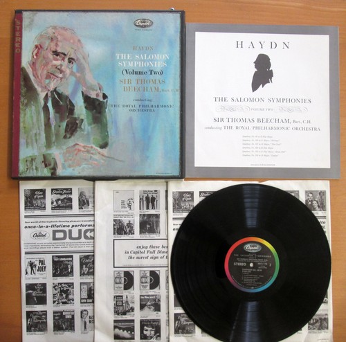 Haydn Salomon Symphonies 2 x Box Sets Beecham Capitol Stereo DGCR 7127 SGCR 7198 - Picture 6 of 8