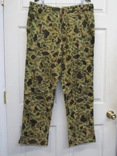 Vintage Beogam Duck Hunter Camo Hunting Pants 1970s Vietnam Typ Thin Lightweight