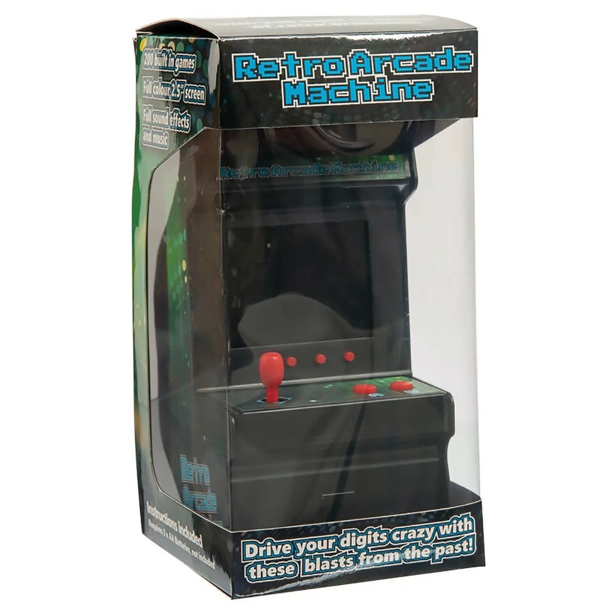 8 Bit Mini Arcade Machine 80's Desktop 200 Retro Games