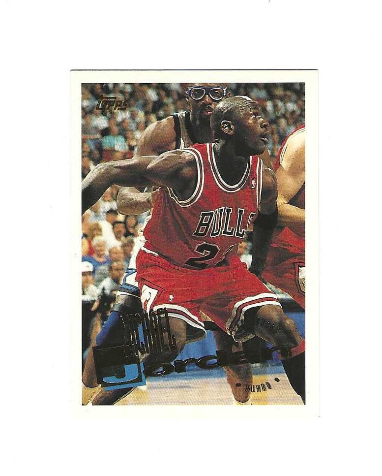 1995/1996 Topps MICHAEL JORDAN Card | eBay