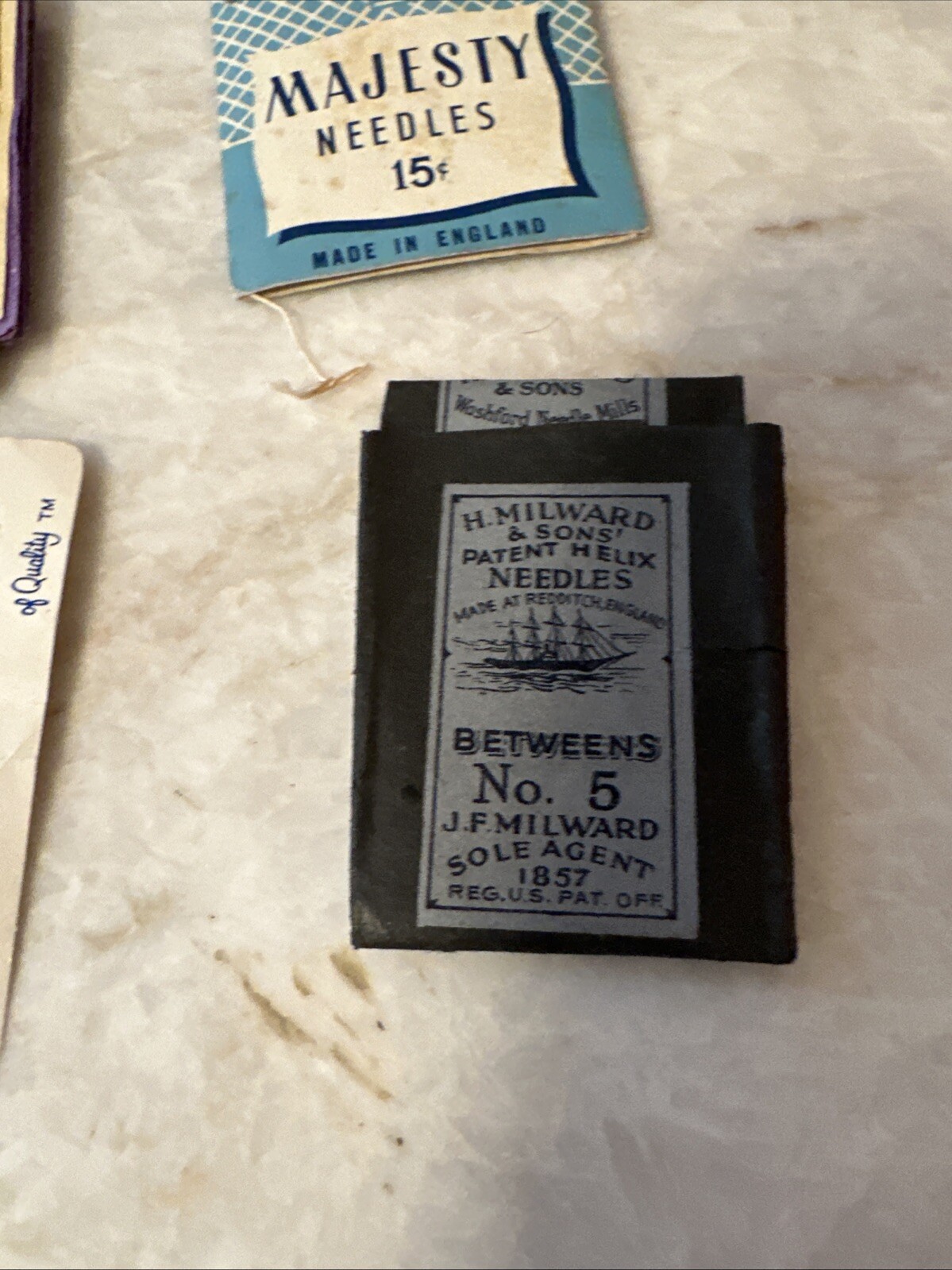 ANTIQUE Sewing Needle Lot 39 Sewing All England English War Pack Some Very Rare