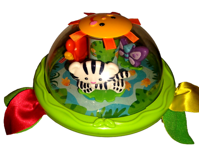 Fisher Price Rainforest Shake 'N Chime Ball 2007 Green Infant Toy
