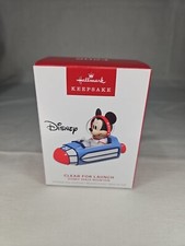 NEW Hallmark Keepsake Ornament 2024  Clear for Launch Disney Space Mountain