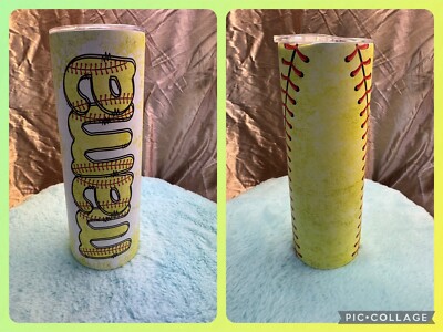 Softball Mama 20 Ounce Sublimation Tumbler
