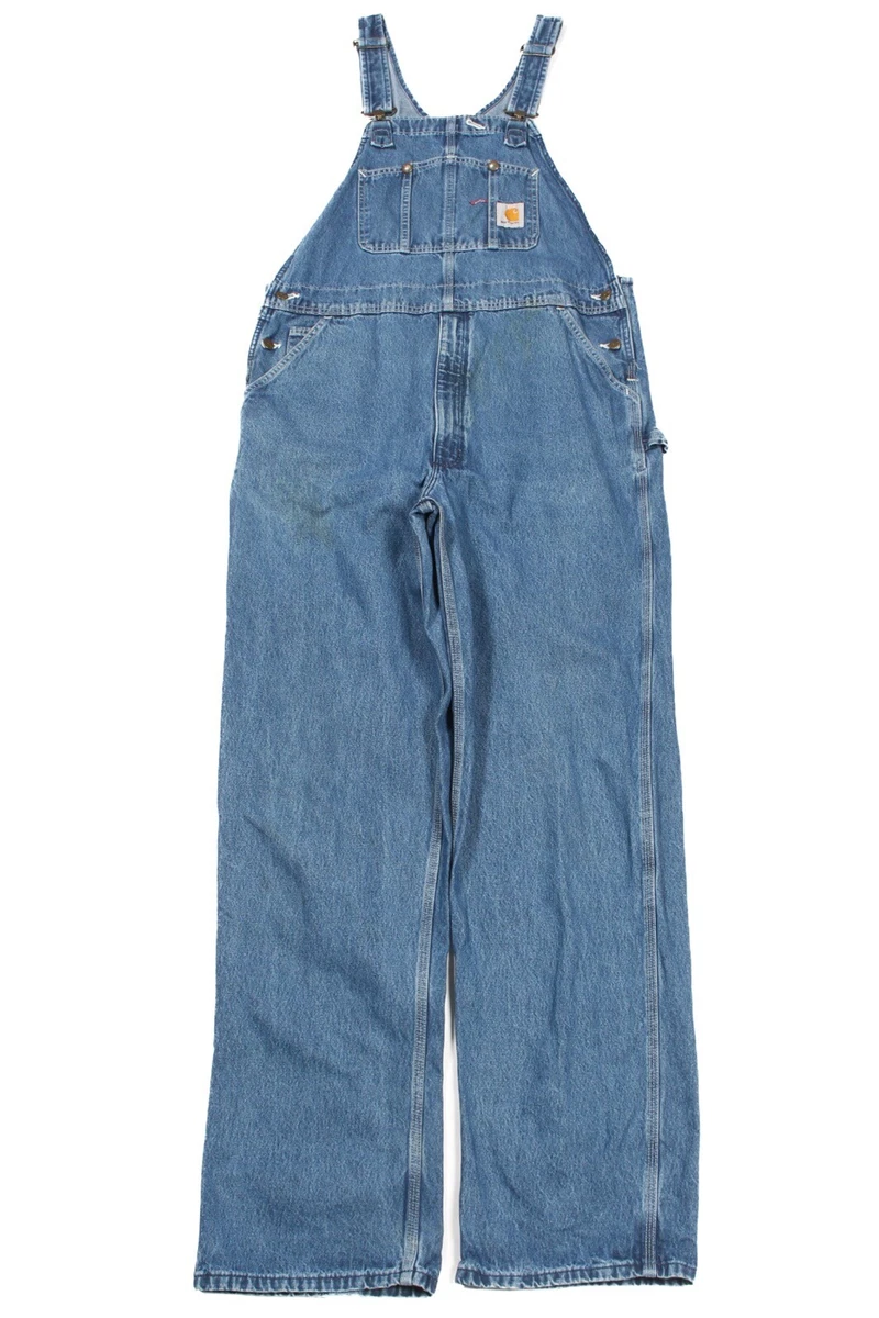 Carhartt denim shop bib overalls