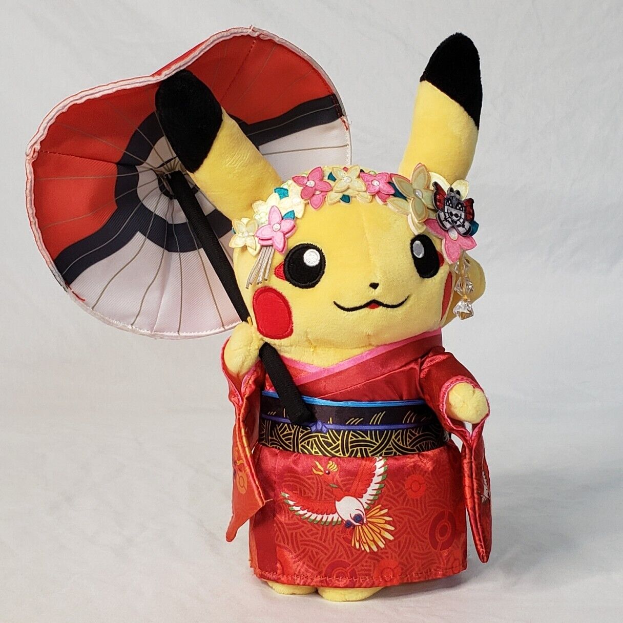 Pokemon Center Kyoto Original Plush Maiko Apprentice Geisha Pikachu Japan