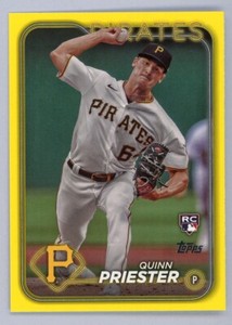 QUINN PRIESTER RC 2024 Topps Series 1 - YELLOW - ROOKIE #93