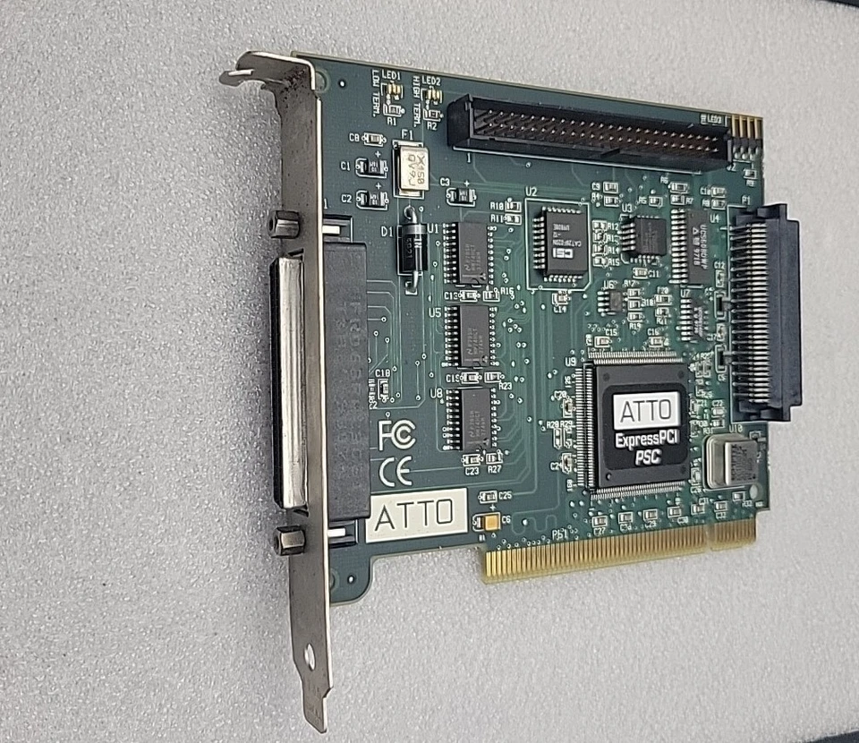 ATTO ExpressPCI PSC PCI 50p 68p Ultra Wide Hard Disk Drive SCSI Controller Card - Image 4 of 4