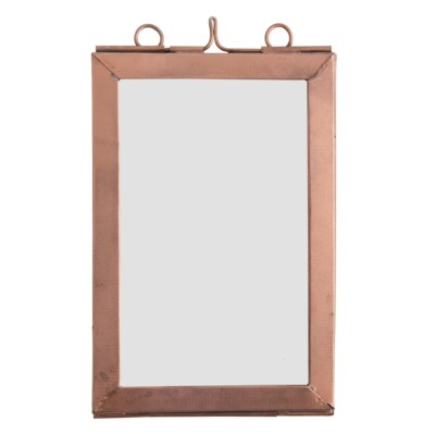 Hanging Photo Frame Small Industrial Look Alma Brass Portrait by Ib Laursen
