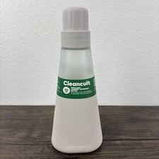 Cleancult Laundry Glass Bottle Dispenser Off-White Refillable Detergent 20oz NEW