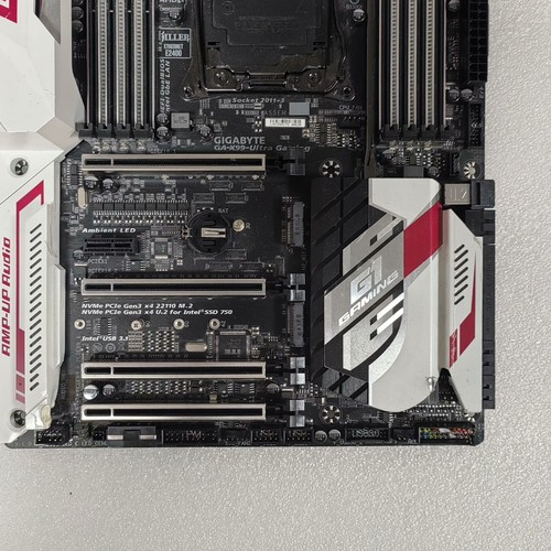FOR GIGABYTE GA-X99-Ultra Gaming DDR4*8 LGA2011-3 128GB ATX Motherboard Test OK - Picture 4 of 7