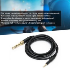 Headphone Cable Replacement for Technica ATH  M50X M40X M70X Headset 6.35mm
