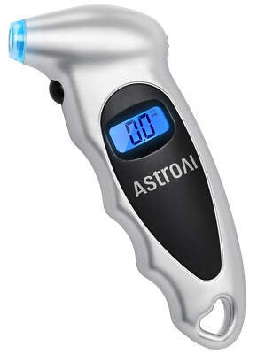 AstroAI Tire Pressure Gauge Digital 0-150PSI, 4 Units for Car Truck Bicycle NEW