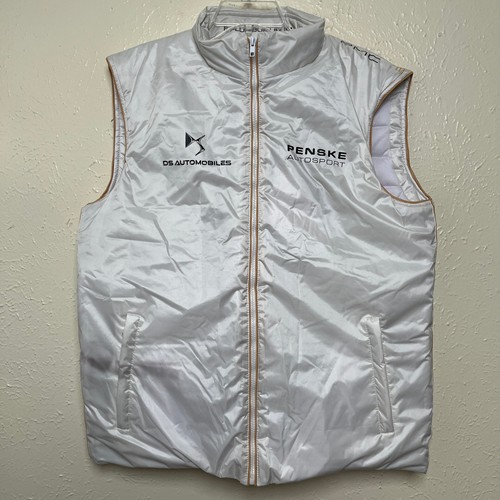 DS Automobiles Penske Gilet Uomo L Bianco Tampone Racing Formula E FE Logo Squadra - Foto 2 di 20