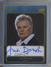 2020 James Bond Villains & Henchmen Base Quantum of Solace Judi Dench M Auto 0c3