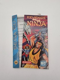 Revenge Of The Ninja - Sega CD - CIB - Seperated Manual