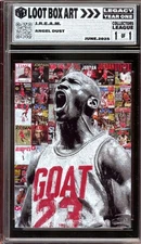 Loot Box Art J.R.E.A.M Legacy Year One Angel Dust GOAT Michael Jordan 1/1 LBA