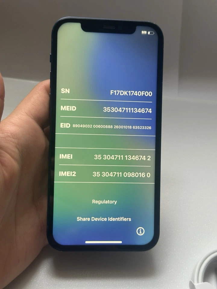 Apple iPhone 12 64GB Blue - Very Good Condition - ONLY FOR PARTS - READ DESC - Image 3 of 4