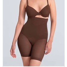 Honeylove Super Power Shorts Women's L Espresso Brown Shapewear NWT