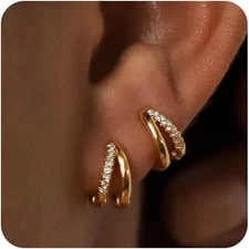 Aretes pendientes de mujer oro 14k regalos para mujer mi novia joyeria joyas HOT