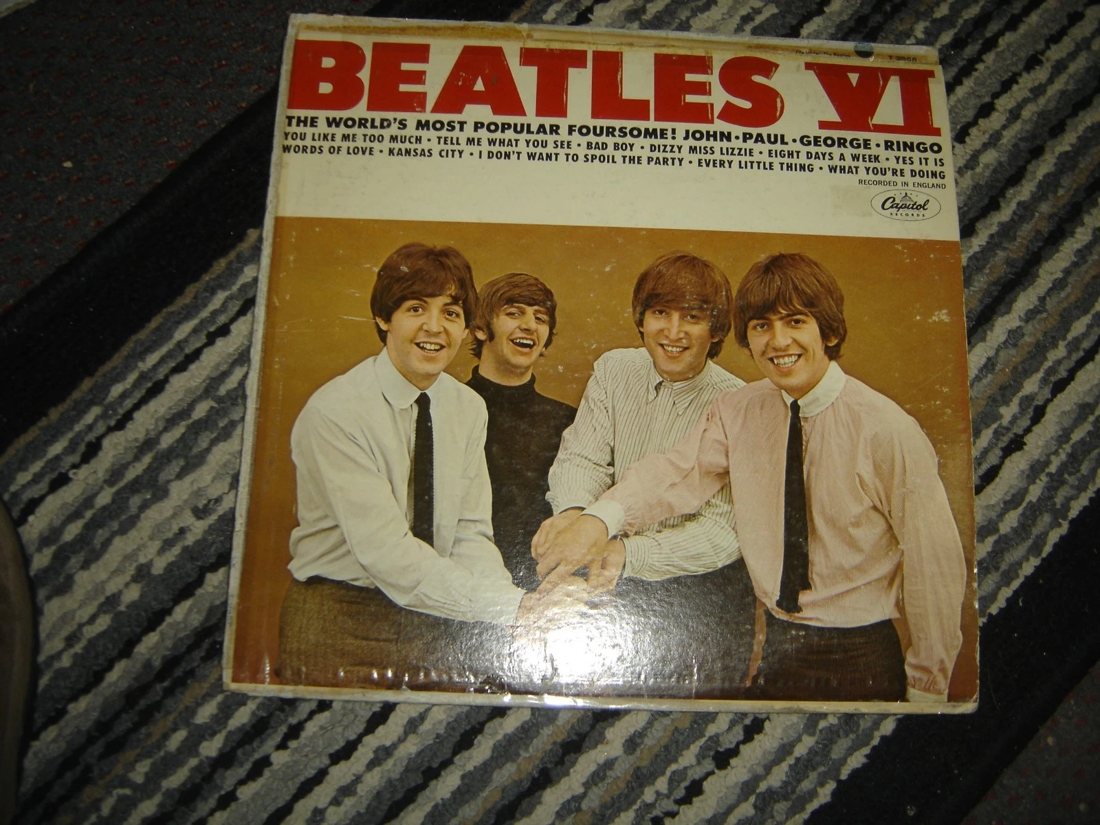 Beatles - VI 1965 USA Mono Vinyl LP F/VG