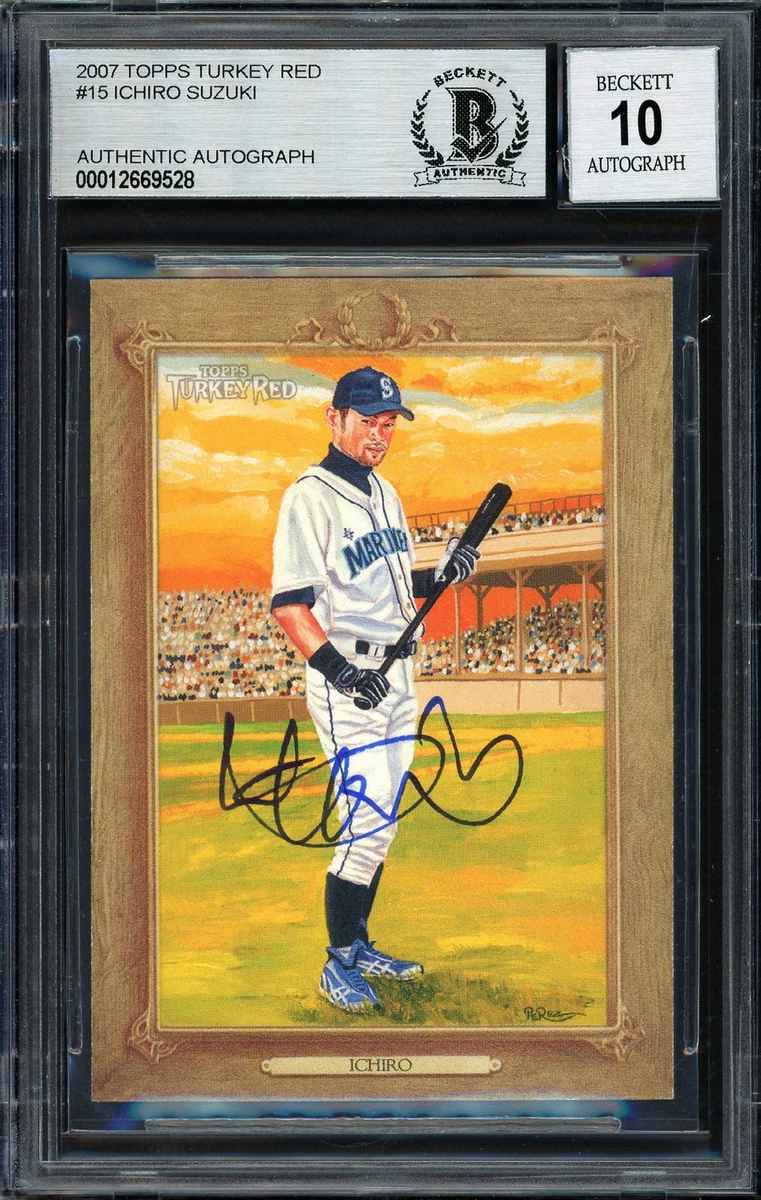 Topps Major Leagues (MLB) Ichiro Suzuki Autographed Baseball