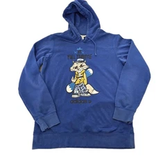 RARE Adidas Neo Label Blue Hoodie  LARGE  At Full Throttle Adidas